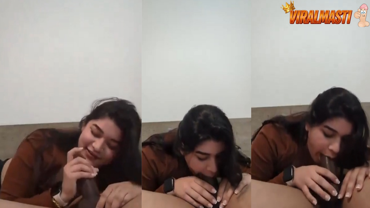 Mota Kala Lund Lekar Girlfriend Ne Kiya Masti Bhara Blowjob